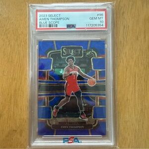 2023 Select Amen Thompson Rookie Card PSA 10 Numbered /249 #96 Rare Pop
